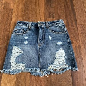 denim skirt (forever 21)